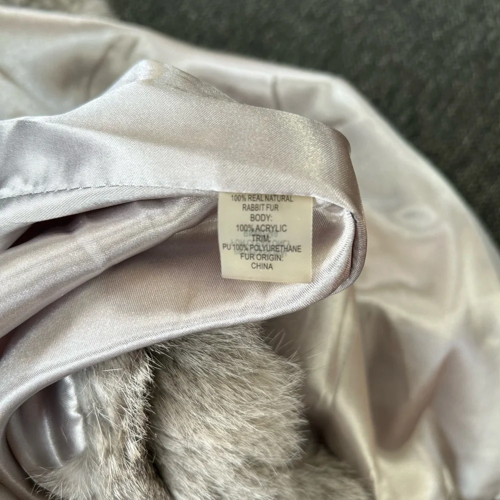 Real rabbit fur vest - Picture 6 of 7